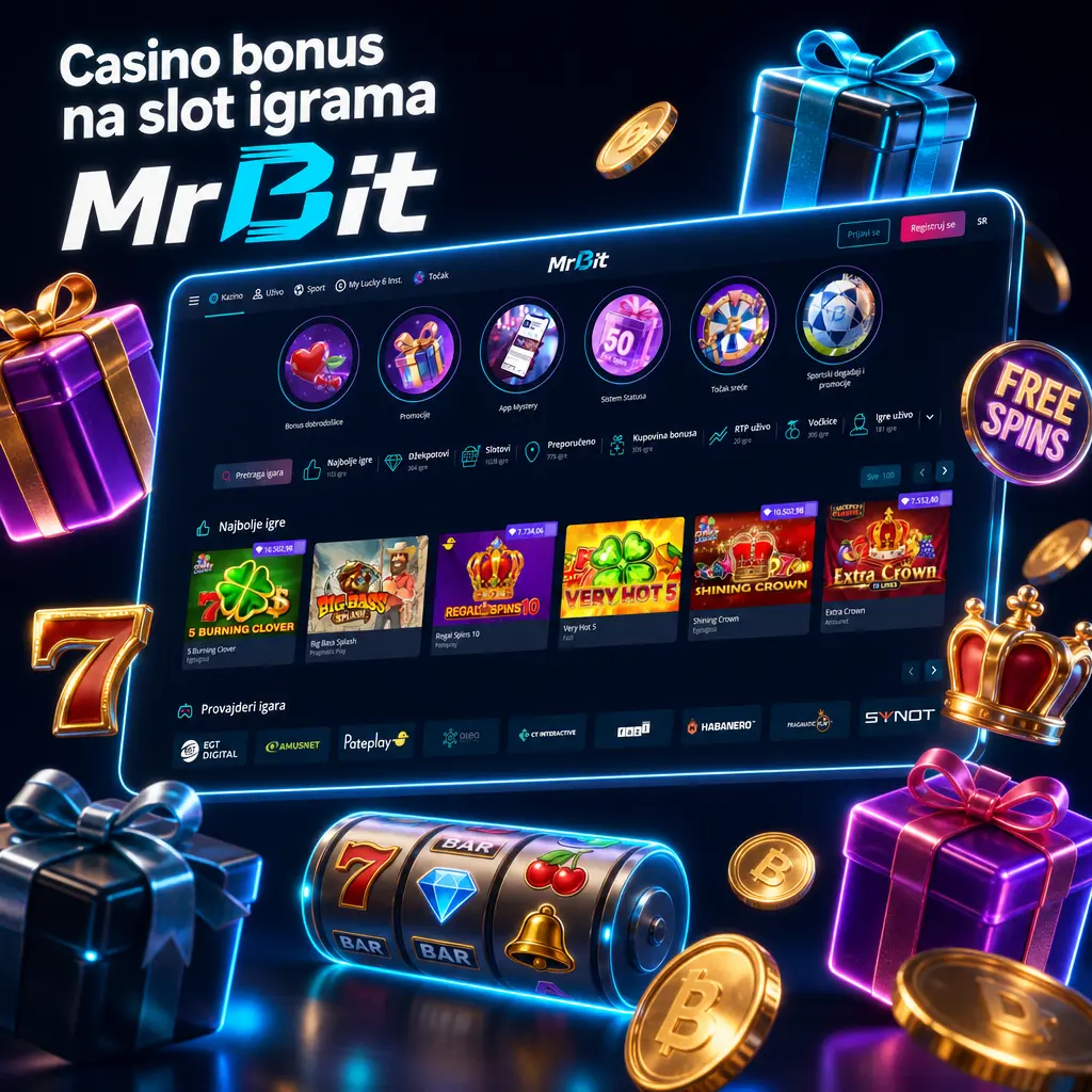 MrBit casino bonus na slot igrama - 100% depozit bonus do 100 EUR i 100 Freespins za nove igrače