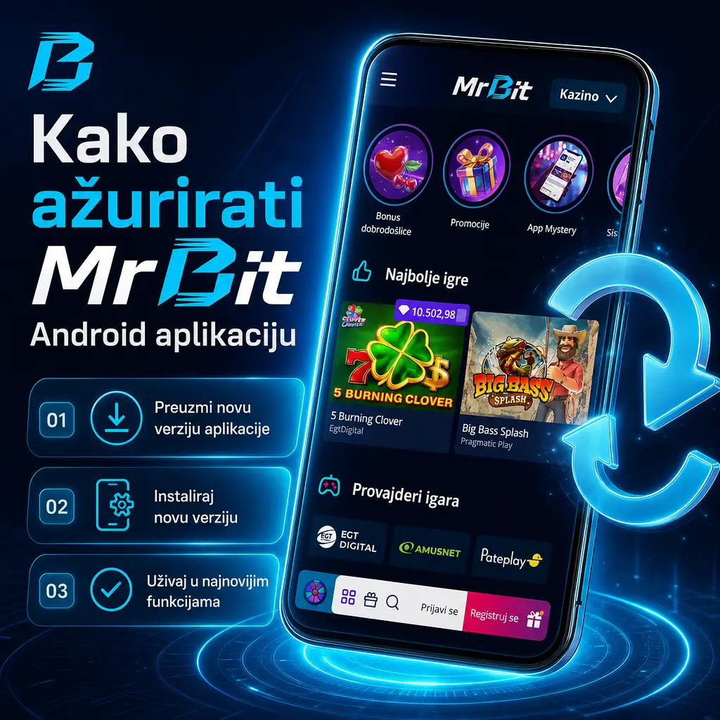 Uputstvo za ažuriranje MrBit Android aplikacije: preuzimanje i instalacija najnovije verzije apk fajla