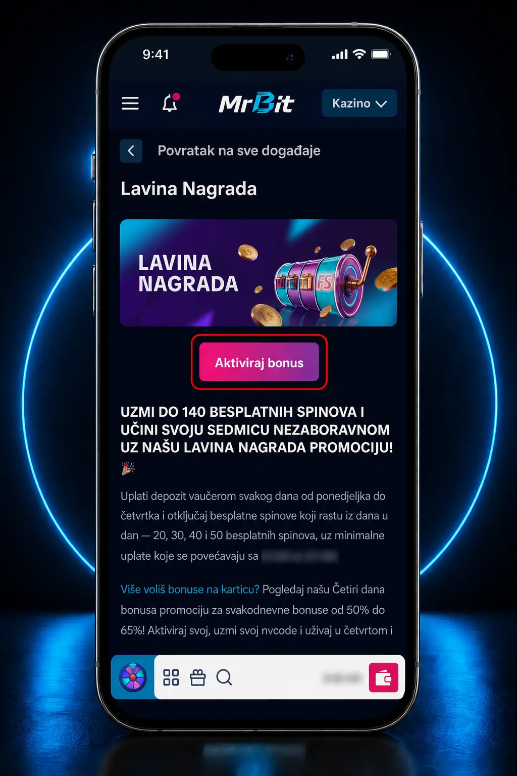 Uputstvo korak po korak za igranje MrBit live kazino igara na desktop i mobilnim uređajima.