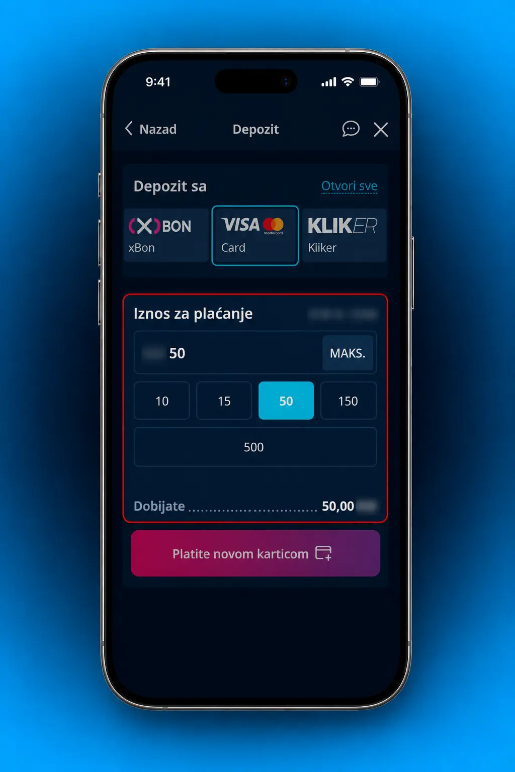 Uputstvo korak po korak za uplatu na MrBit nalog u Srbiji putem korisničkog profila