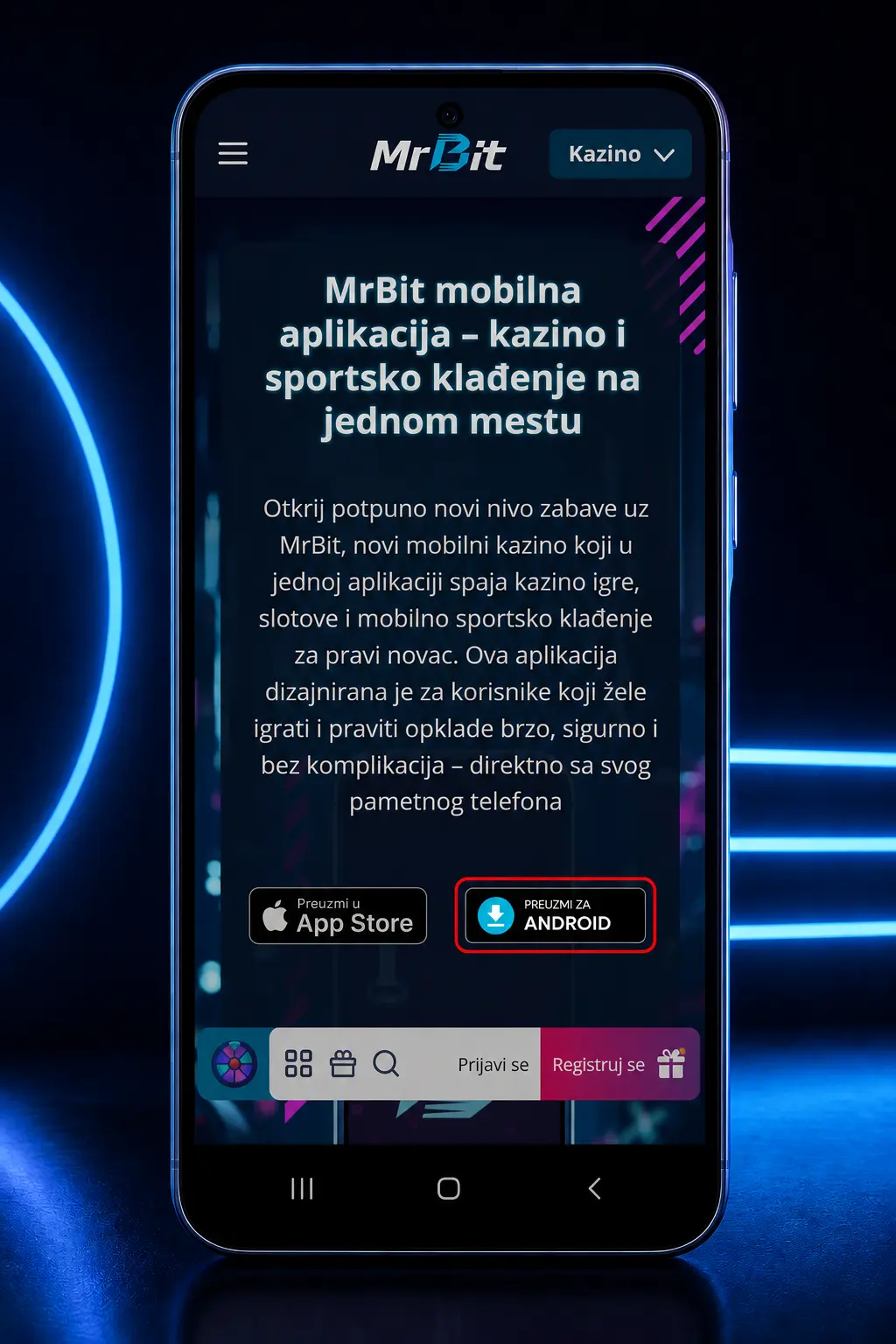 Uputstvo za preuzimanje i instalaciju MrBit APK aplikacije na Android uređaju
