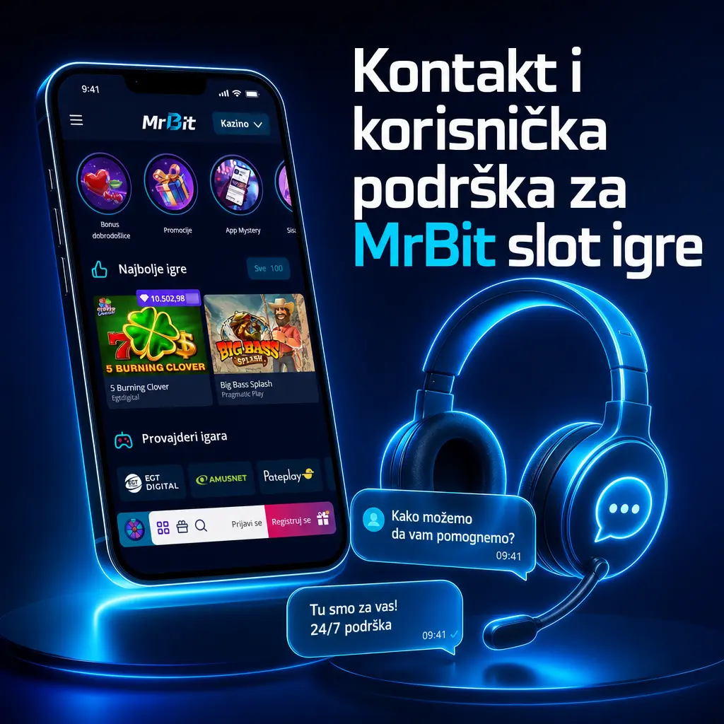 Korisnička podrška MrBit kazina za pitanja o slot igrama, depozitima i bonusima, dostupna 24/7 na srpskom jeziku.