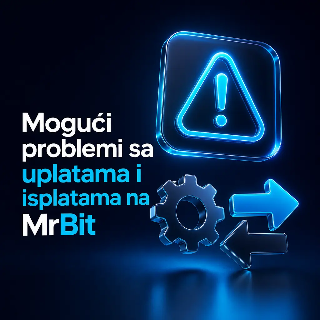Ilustracija mogućih problema sa uplatama i isplatama na MrBit platformi i njihovih rešenja