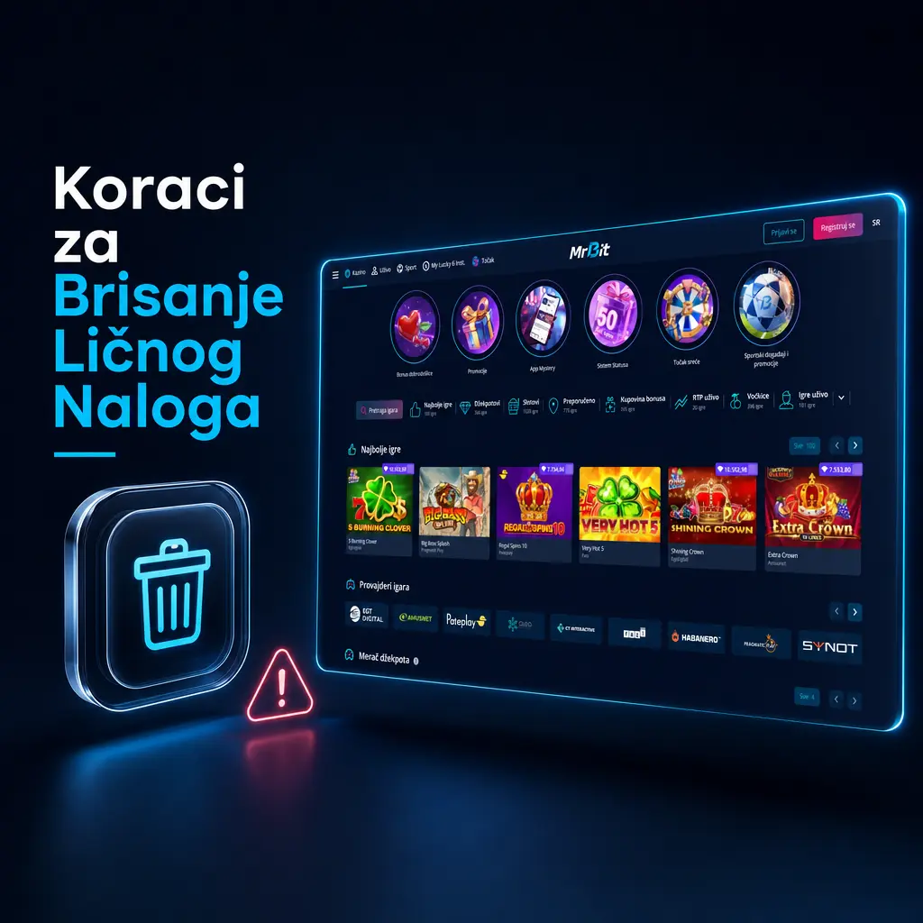 Koraci za brisanje ličnog naloga na MrBit platformi uz potvrdu identiteta i podršku korisničkog tima