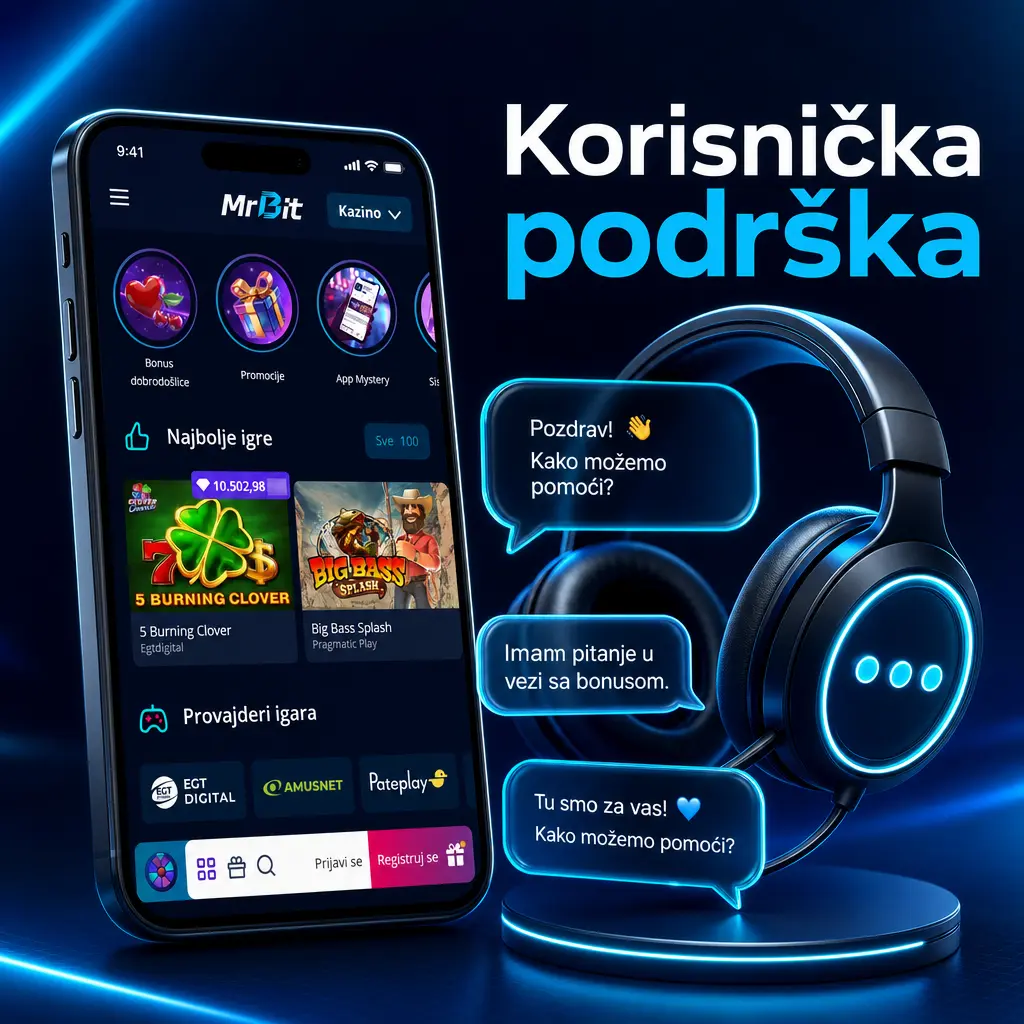 MrBit korisnička podrška u Srbiji za uplate i isplate: live chat 24/7, email podrška i FAQ sekcija.