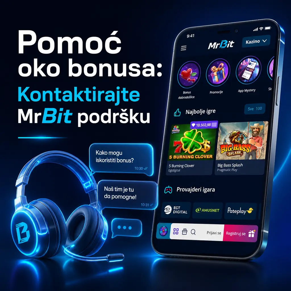 MrBit korisnička podrška 24/7 za pitanja o bonusima, uplatama i isplatama – live chat, email i FAQ sekcija